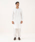 Men's Falak Plain Off-White Kurta Shalwar